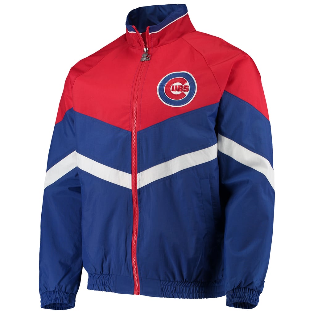 Chicago Cubs Starter The Bench Coach Full-Zip Jacket - Royal/Red
