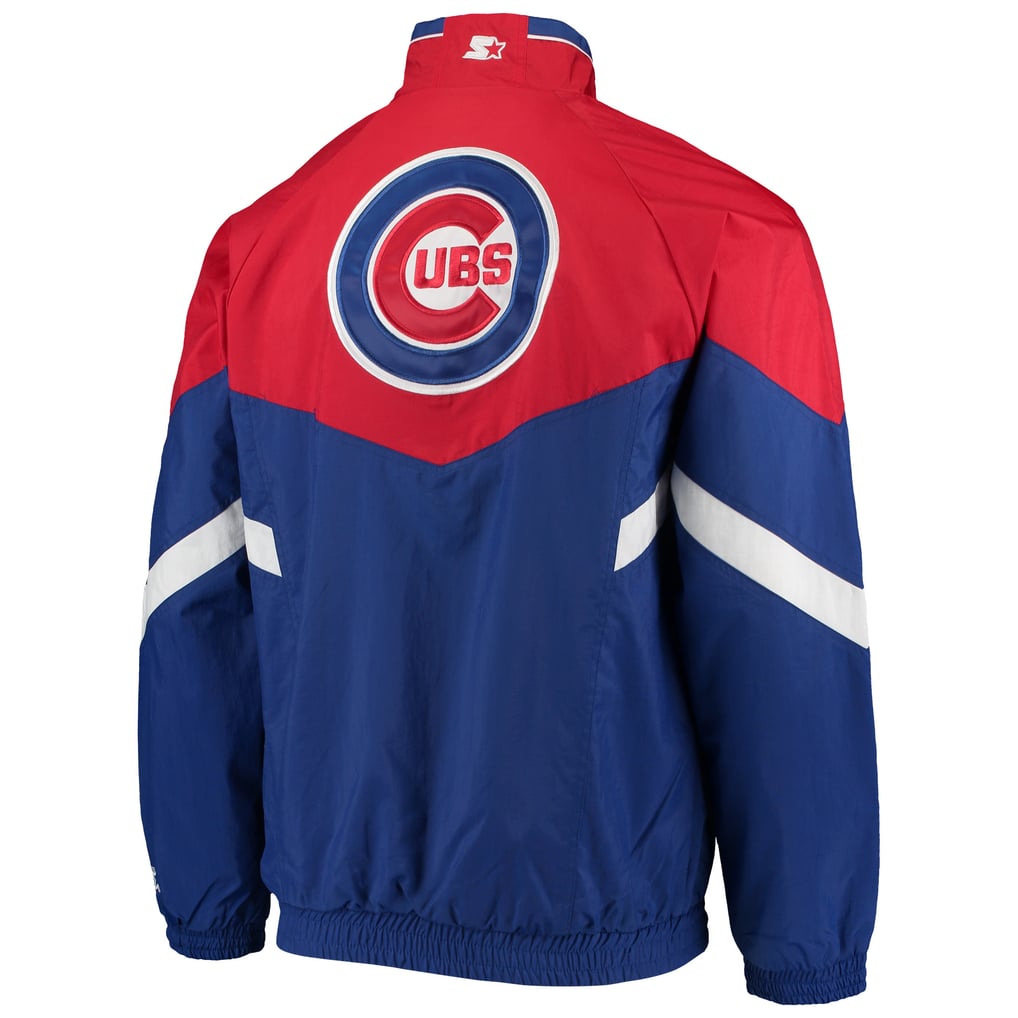 Chicago Cubs Starter The Bench Coach Full-Zip Jacket - Royal/Red