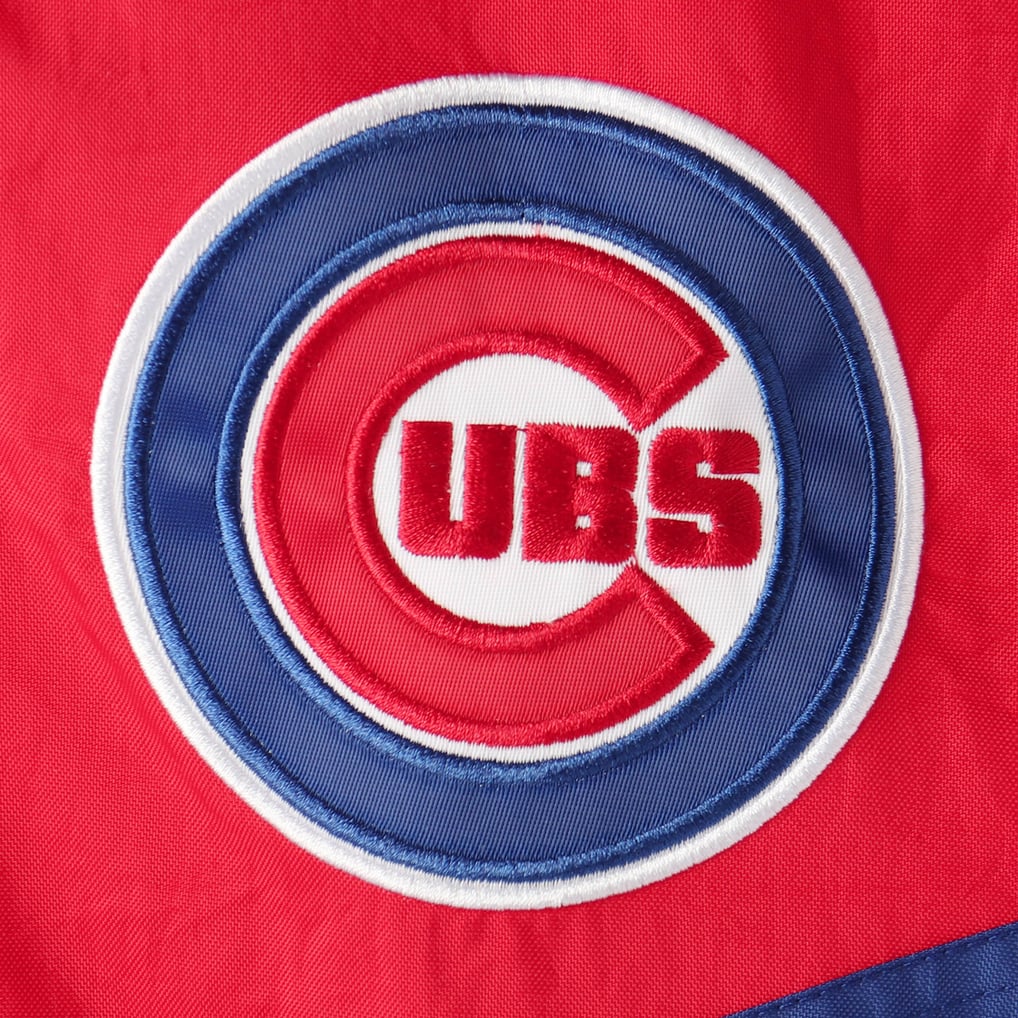 Chicago Cubs Starter The Bench Coach Full-Zip Jacket - Royal/Red