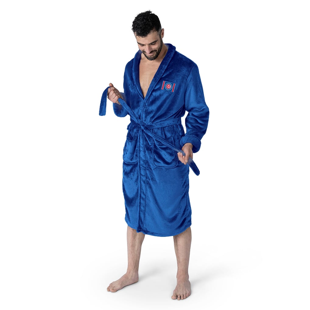 Men's Chicago Cubs The Northwest Group Royal Silk Touch Robe