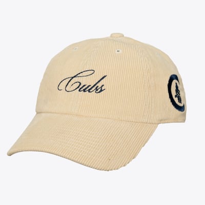  Chicago Cubs Mitchell & Ness Heritage Hues Strapback Hat - Cream