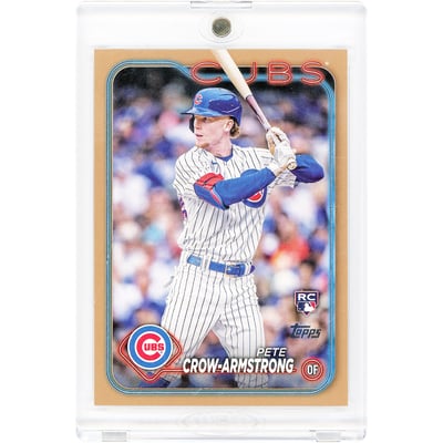 Pete Crow-Armstrong Chicago Cubs 2024 Topps Gold #407 #1082/2024 Rookie Card 