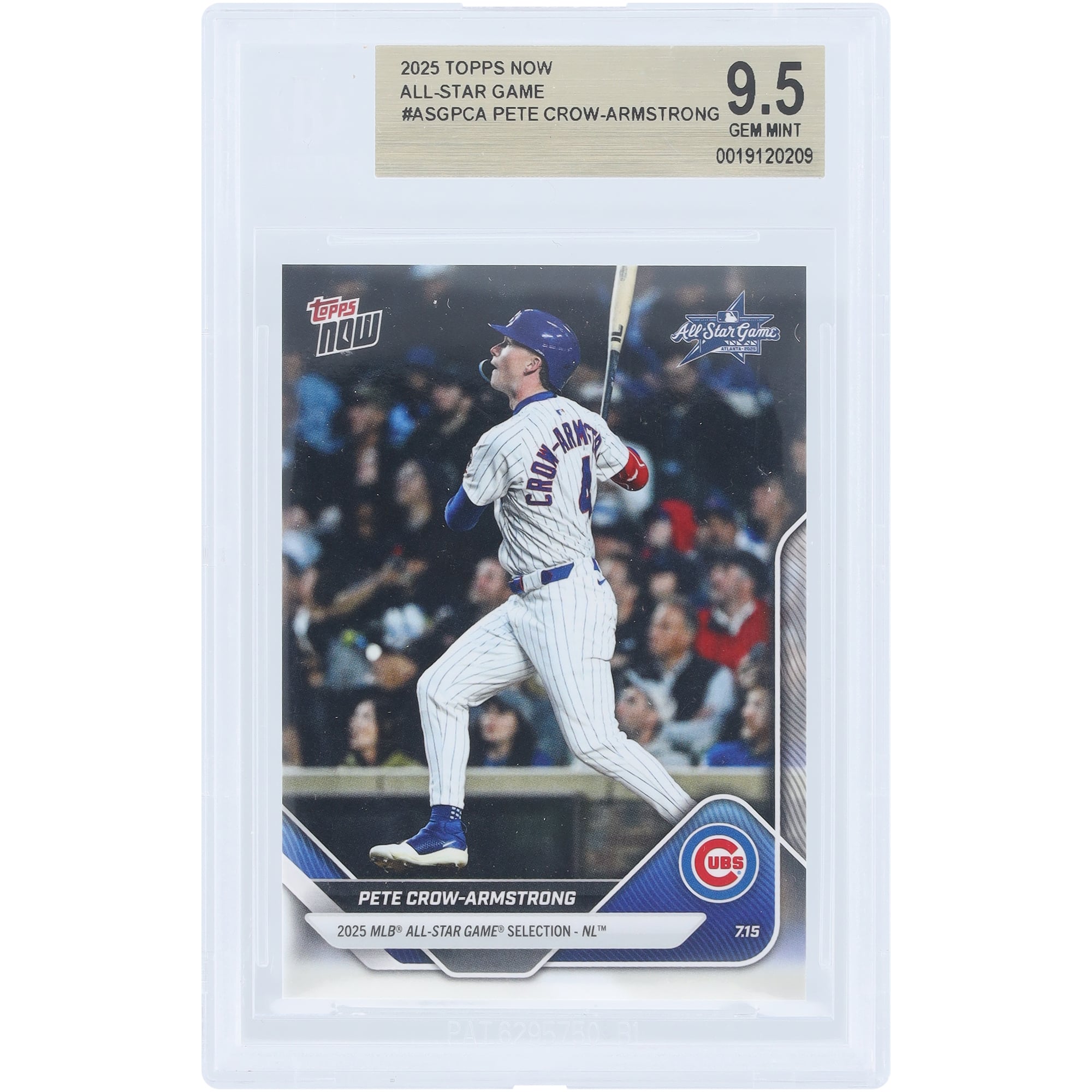 Pete Crow-Armstrong Chicago Cubs 2025 Topps Now 2025 MLB All-Star 
