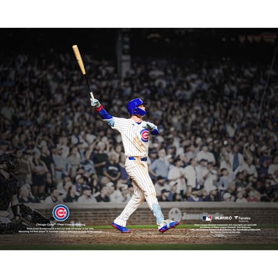 Pete Crow-Armstrong Chicago Cubs Unsigned Fanatics Authentic Back-to-Back 30/30 Seasons Walk-Off Home Run Spotlight Photograph