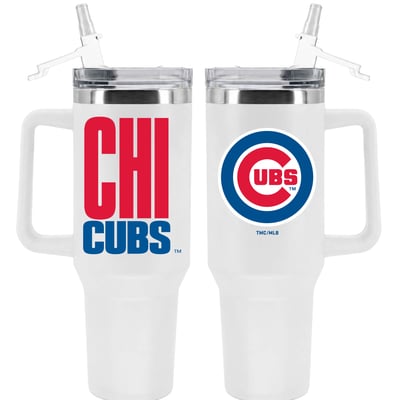 Chicago Cubs The Memory Company 40oz. Stainless Steel Tumbler with Flip Straw