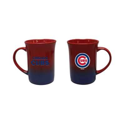 Chicago Cubs The Memory Company Two-Pack 15oz. Ceramic Ombre Mug Set
