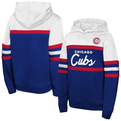  Chicago Cubs Mitchell & Ness Toddler Head Coach Pullover Hoodie - Royal
