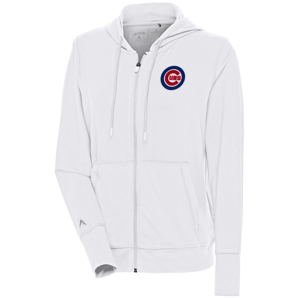  Chicago Cubs Antigua Women's Moving Full-Zip Jacket - White