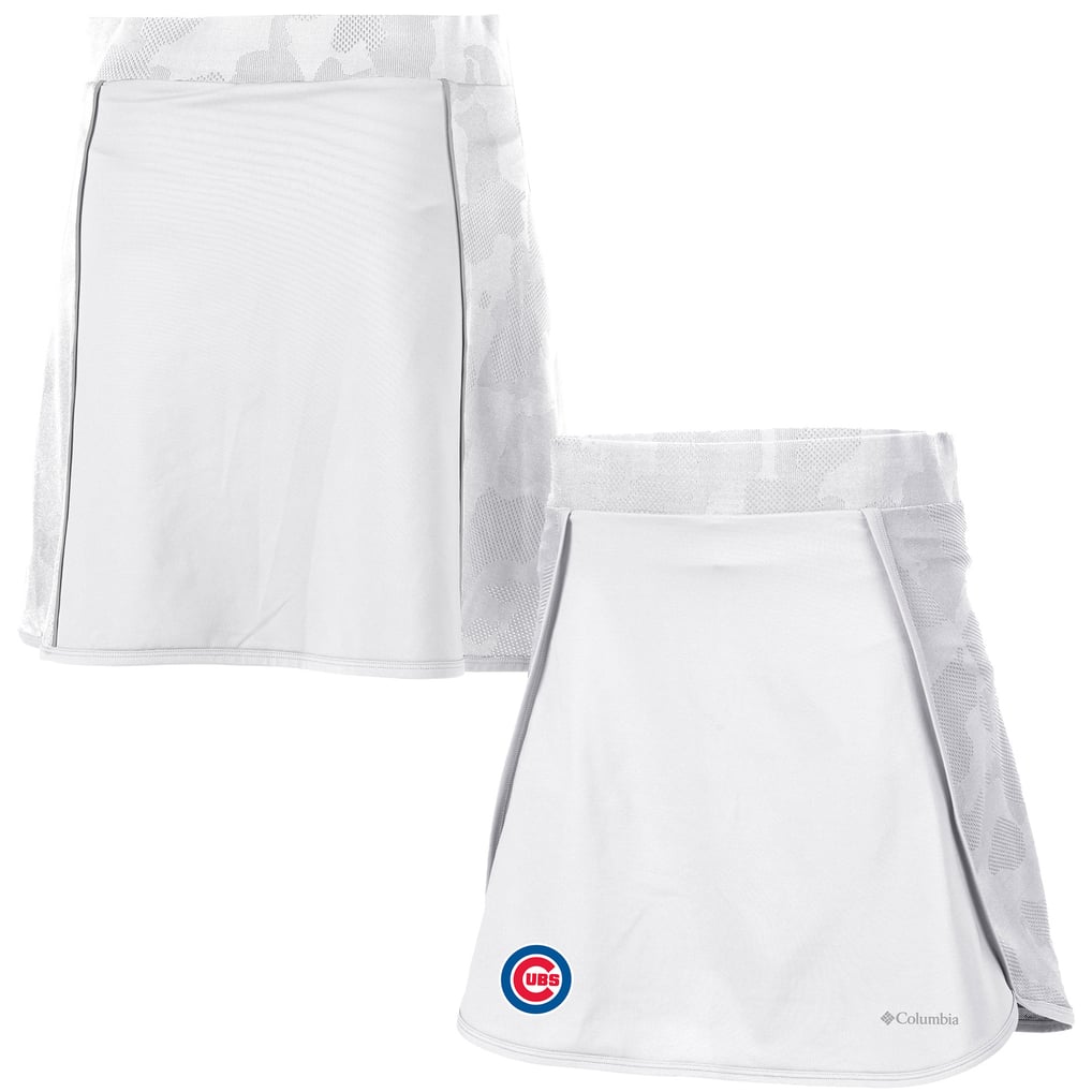  Chicago Cubs Columbia Women's Up Next Skort - White