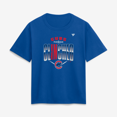 Chicago Cubs Fanatics Women's 2026 MLB Postseason Locker Room T-Shirt - Royal