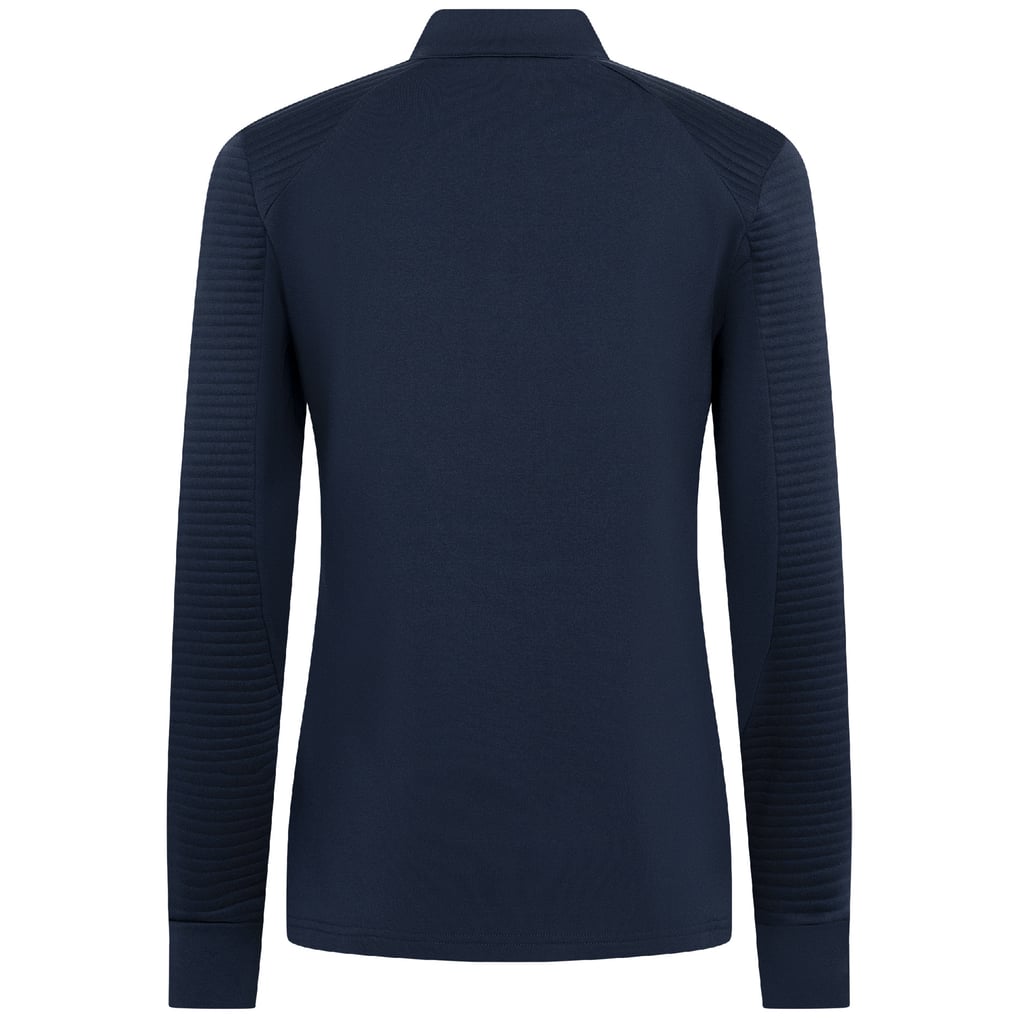 Chicago Cubs Levelwear Women's Power Insignia 2.0 Quarter-Zip Pullover Top - Navy
