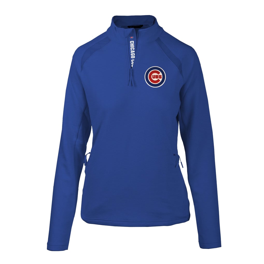 Chicago Cubs Levelwear Women's Hadley Quarter-Zip Pullover Top - Royal