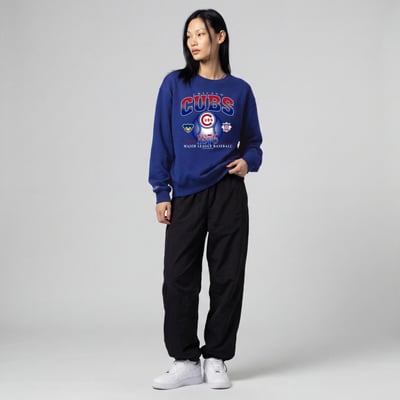 Chicago Cubs Mitchell & Ness Women's Street Graphics Sweatshirt - Royal
