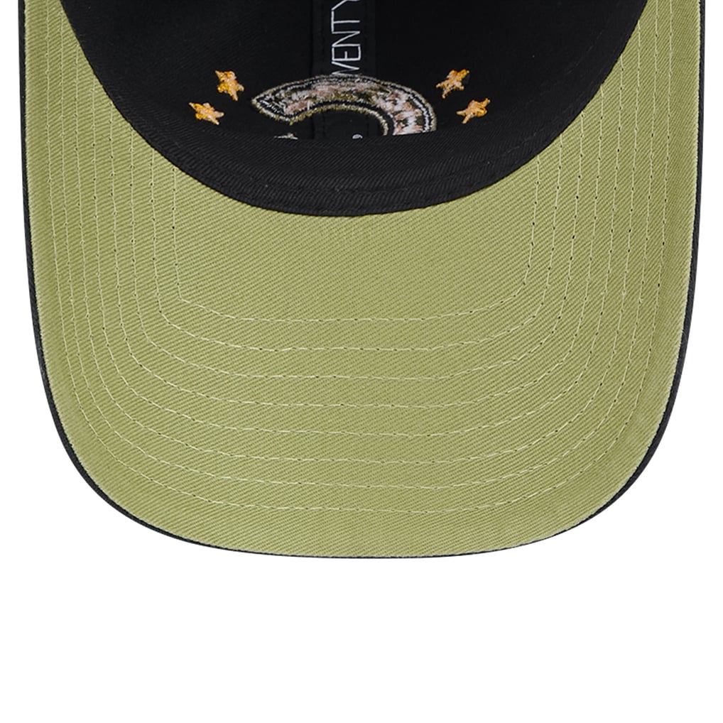 Chicago Cubs New Era Women's 2024 Armed Forces Day 9TWENTY Adjustable Hat - Black