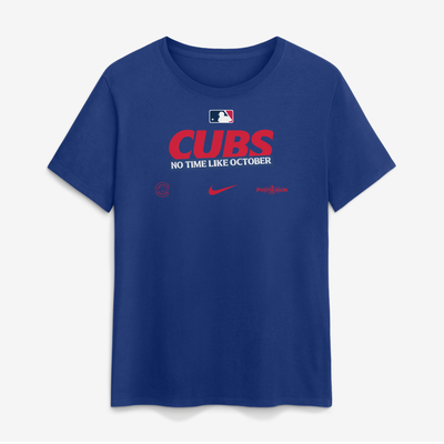Chicago Cubs Nike Women's 2026 MLB Postseason Authentic Collection T-Shirt - Blue