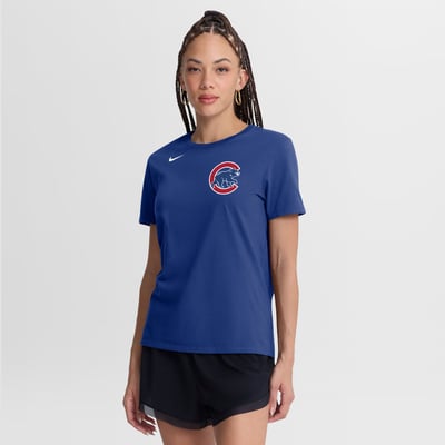 Chicago Cubs Nike Women's Wordmark T-Shirt - Royal