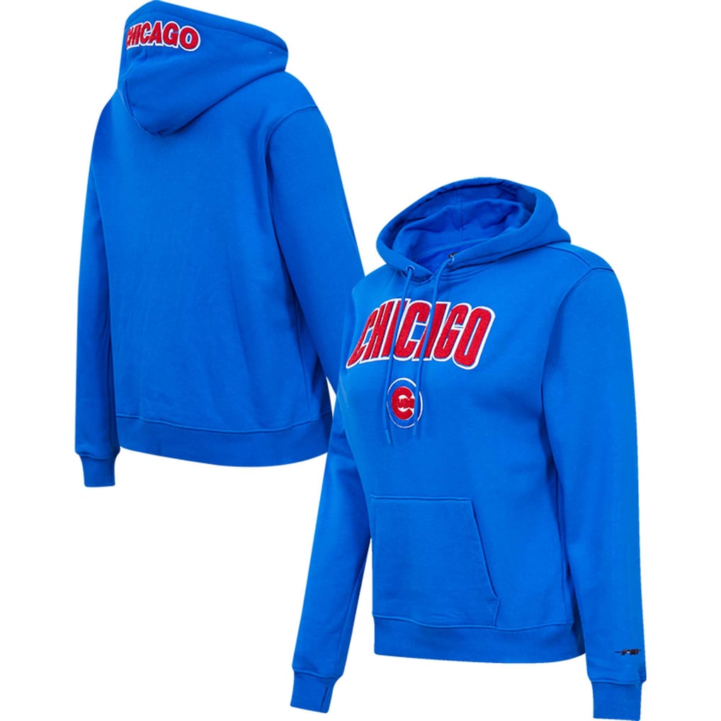 Chicago Cubs Pro Standard Women's Classic Fleece Pullover Hoodie - Royal