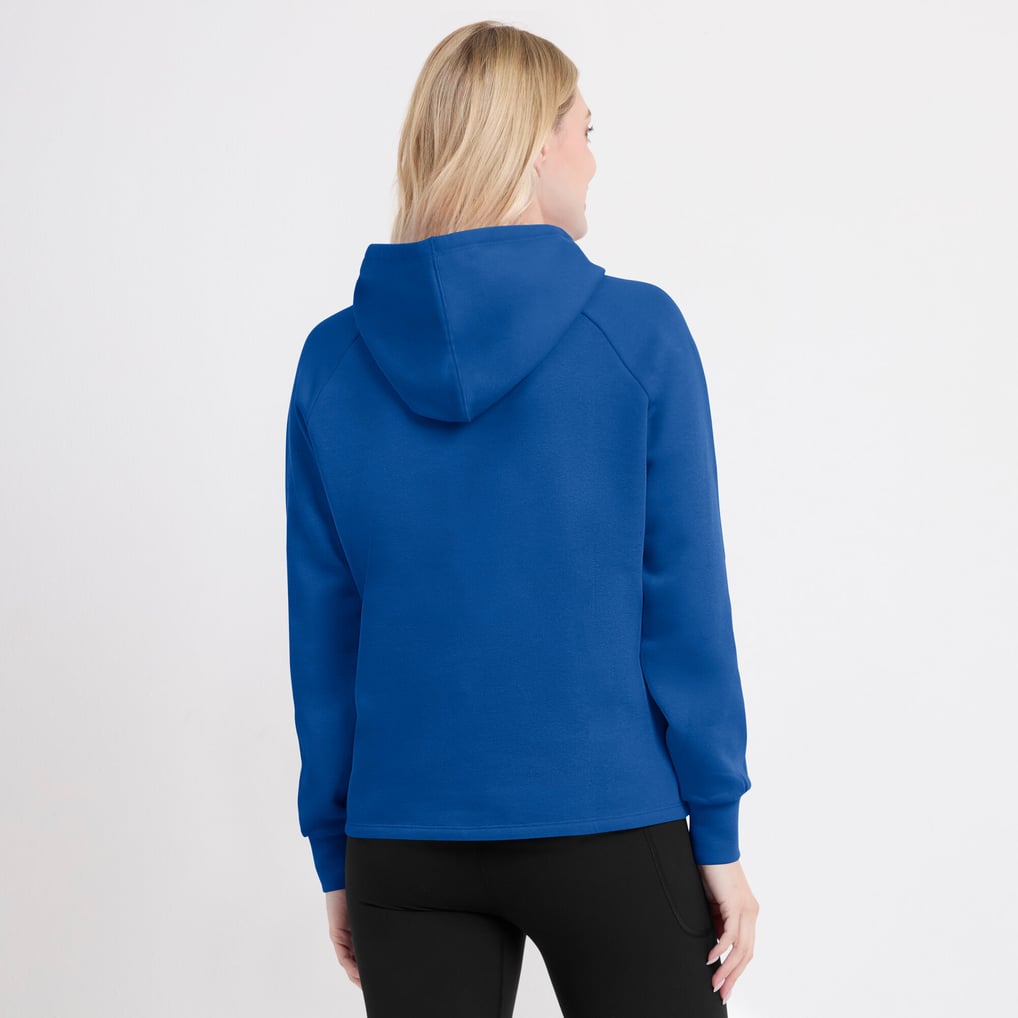 Chicago Cubs Fanatics Women's Perfect Play Raglan Pullover Hoodie - Royal