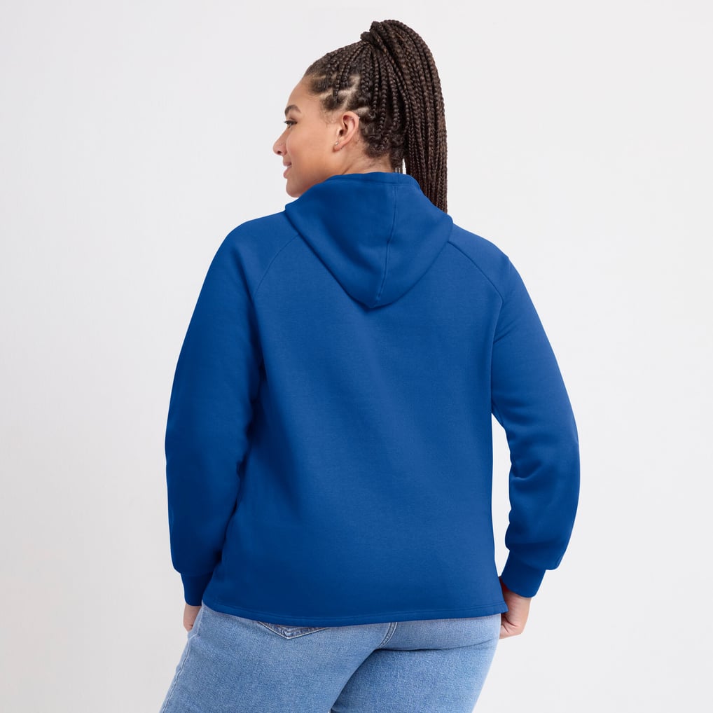 Chicago Cubs Fanatics Women's Perfect Play Raglan Pullover Hoodie - Royal