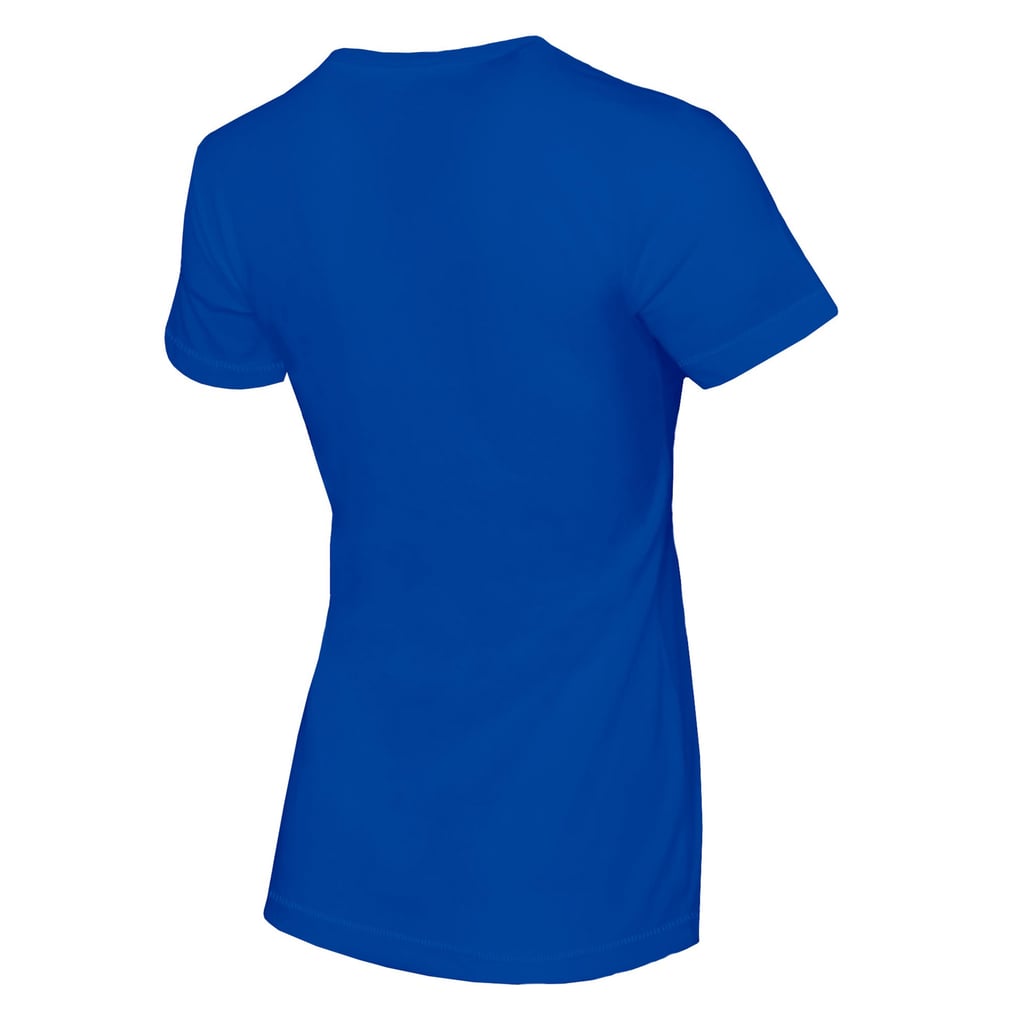 Chicago Cubs Tiny Turnip Women's Popcorn T-Shirt - Royal