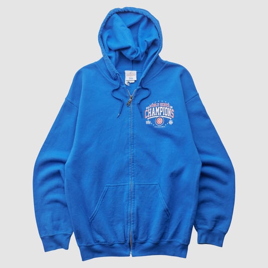 World Series Genuine Merchandise 2016 Hooded Full Zip Sweatshirt - Blue - XS by Fanatics Real Vintage