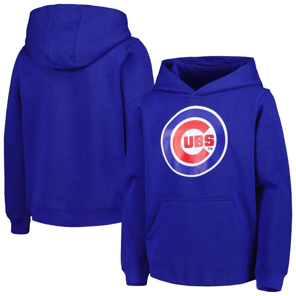 Chicago Cubs Youth Team Primary Logo Pullover Hoodie - Royal