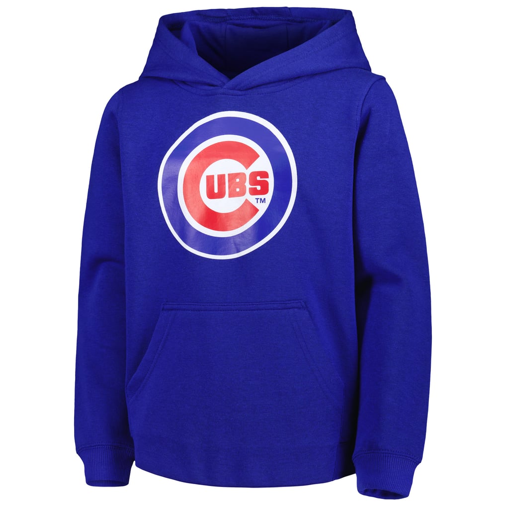 Chicago Cubs Youth Team Primary Logo Pullover Hoodie - Royal