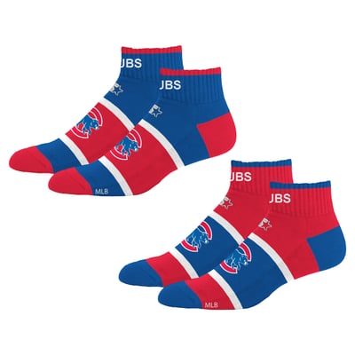 Chicago Cubs Starter Youth Season Opener Two-Pack Quarter Socks Set - Royal
