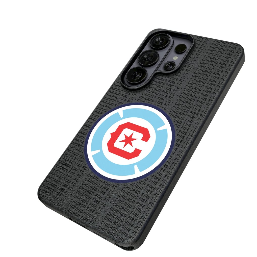  Chicago Fire Keyscaper Text Backdrop Magnetic Bump Case - Black