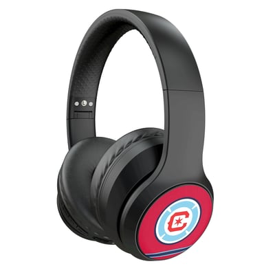 Chicago Fire Keyscaper Stripe Wireless Bluetooth Headphones With Case