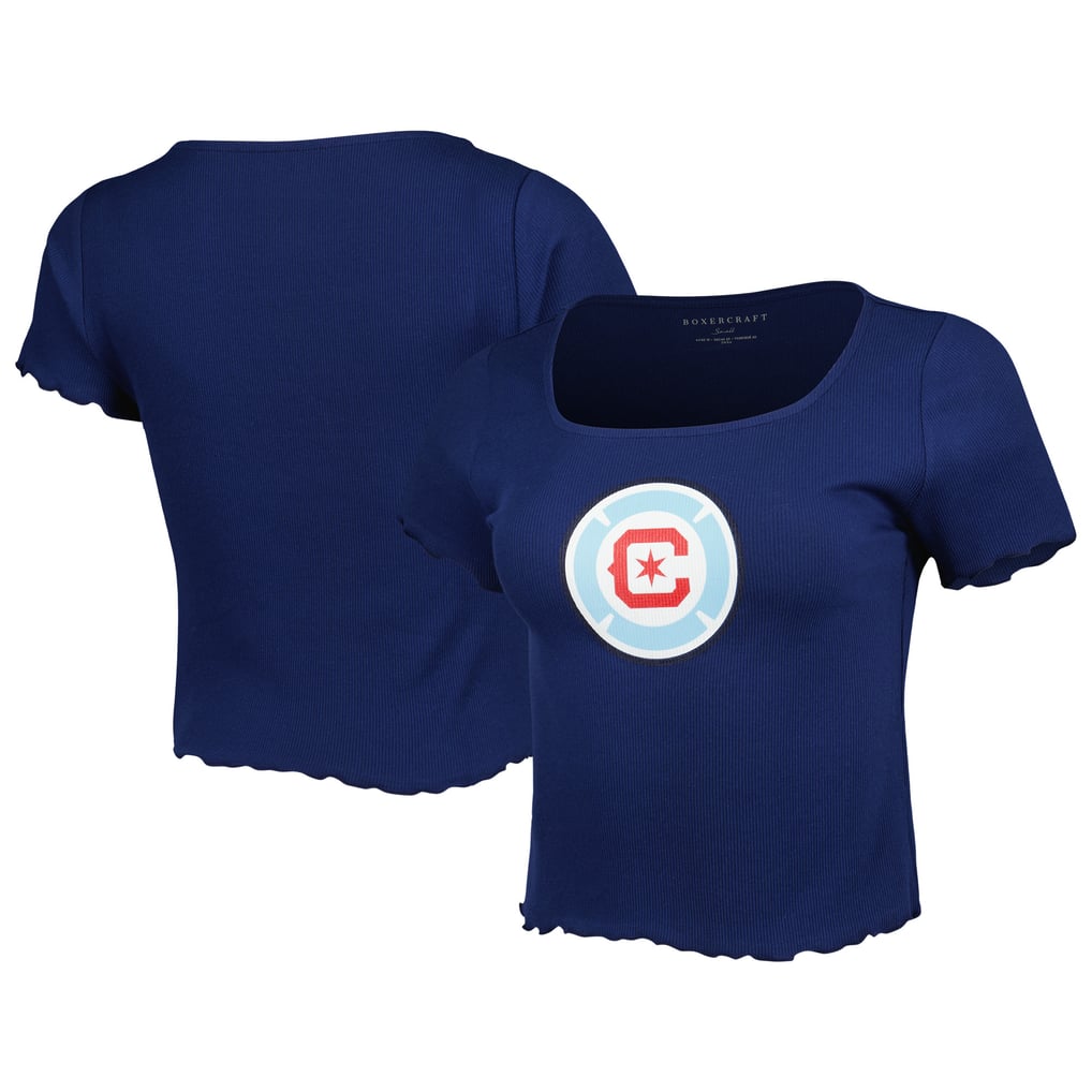 Chicago Fire Women's Baby Rib T-Shirt - Navy