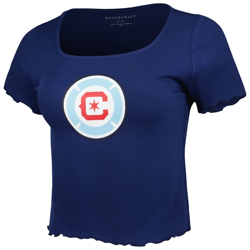 Chicago Fire Women's Baby Rib T-Shirt - Navy