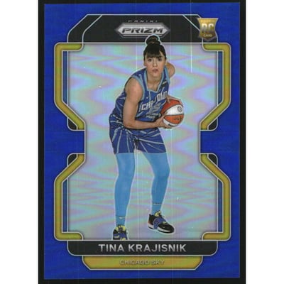 2022 Panini Prizm WNBA Prizms Blue #13 Tina Krajisnik