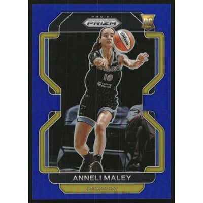 2022 Panini Prizm WNBA Prizms Blue #74 Anneli Maley