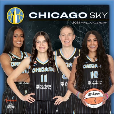 Chicago Sky 2027 12” x 12” Team Wall Calendar