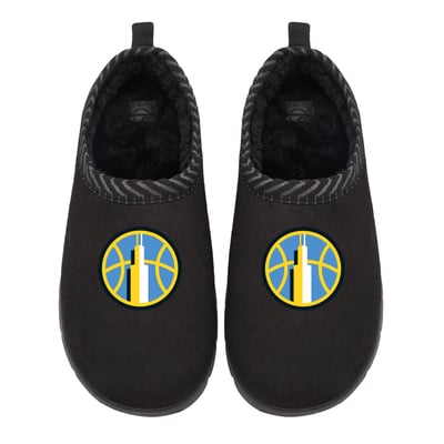 Chicago Sky ISlide Unisex Primary Logo Mission Slipper - Black
