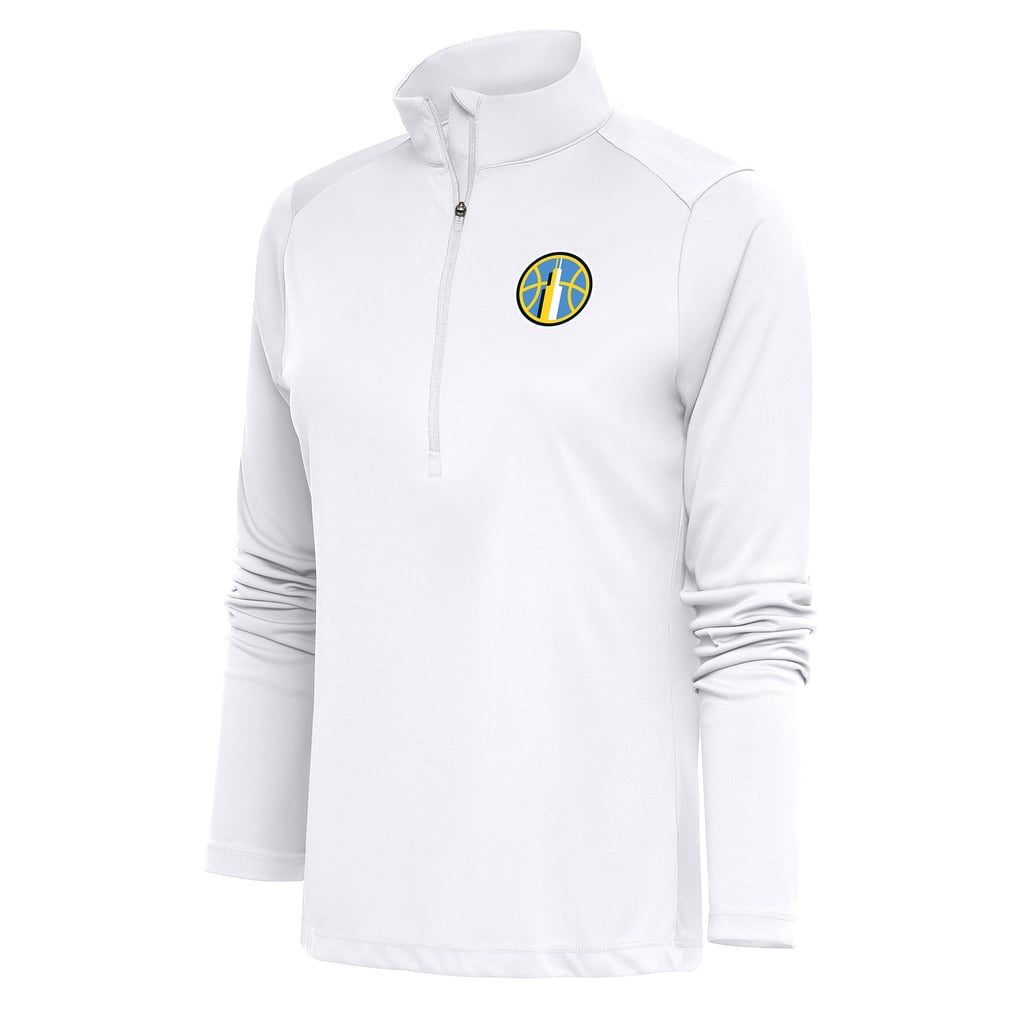 Chicago Sky Antigua Women's Tribute Half-Zip Jacket - White