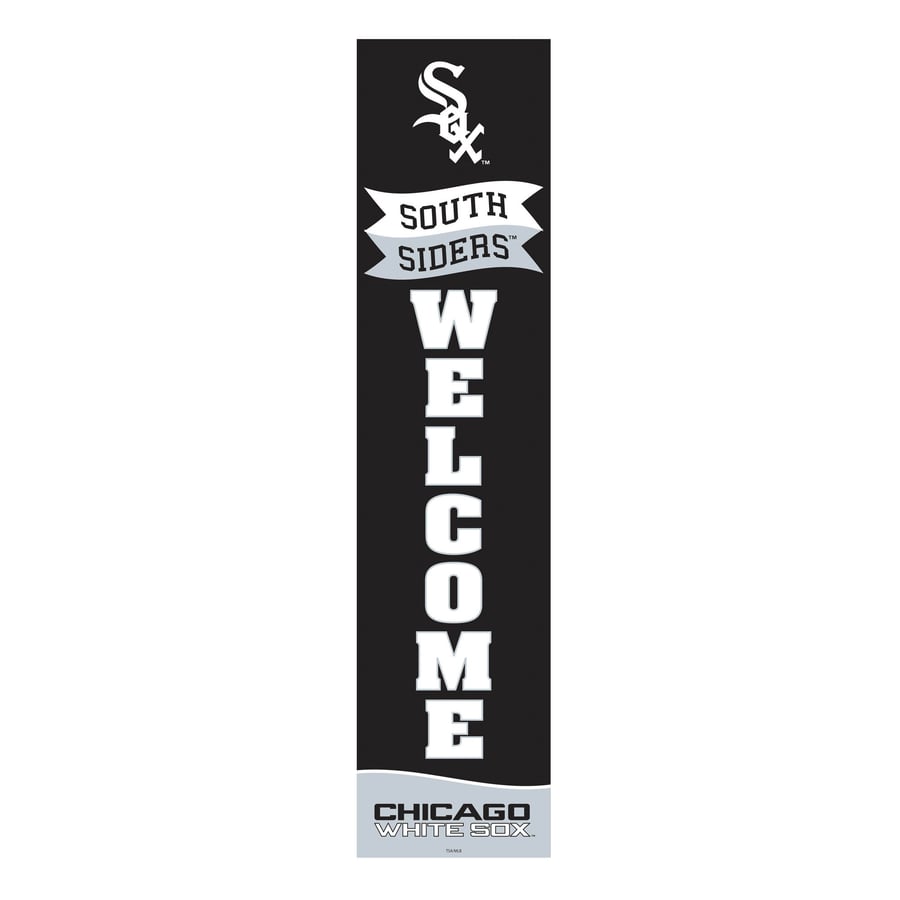 Chicago White Sox 47" Fan Chant Porch Leaner Welcome Wall Sign