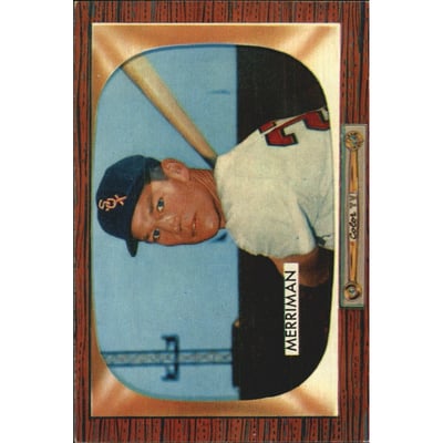1955 Bowman #135 Lloyd Merriman