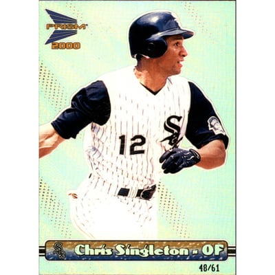 2000 Pacific Prism Premiere Date #34 Chris Singleton