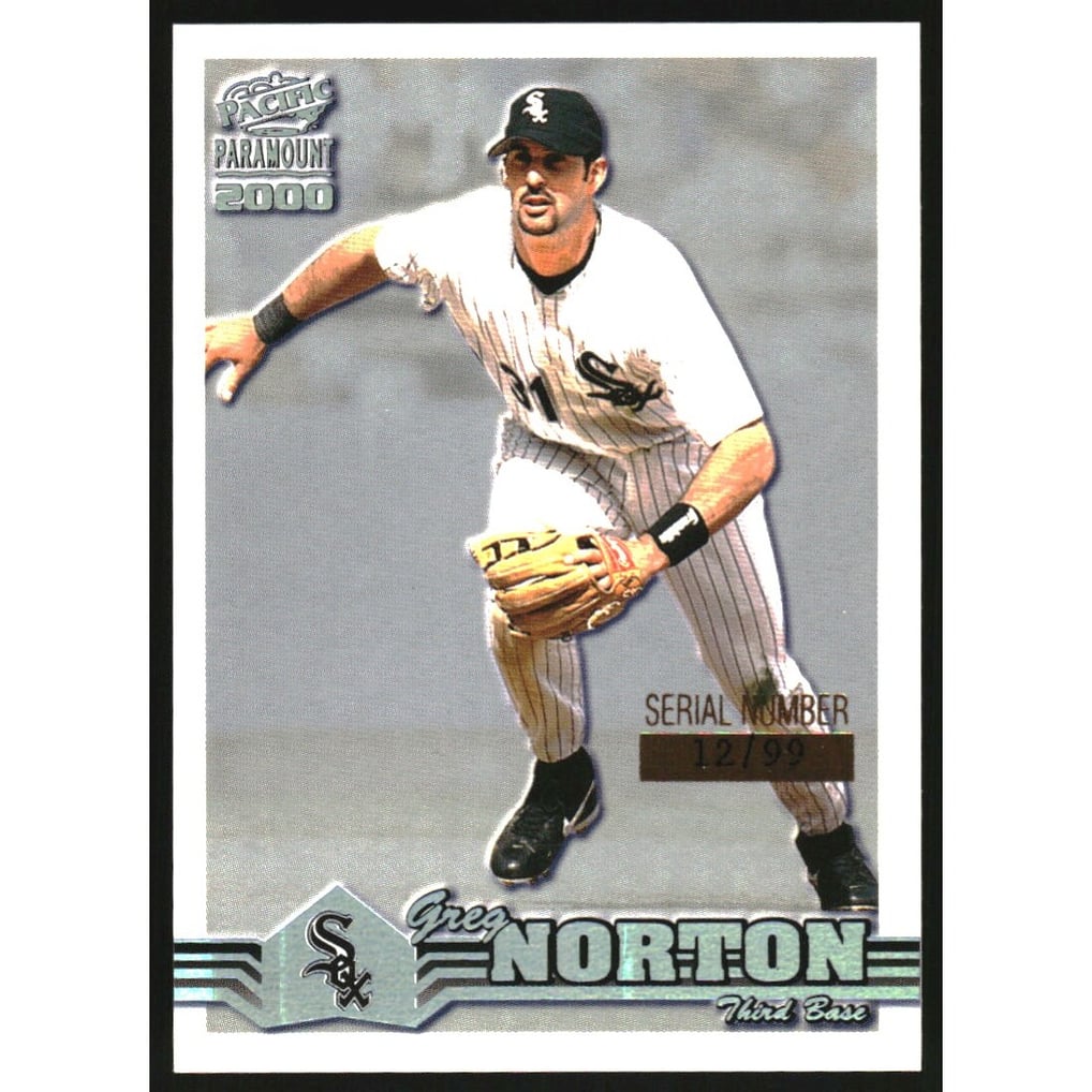 2000 Paramount Holographic Green #55 Greg Norton