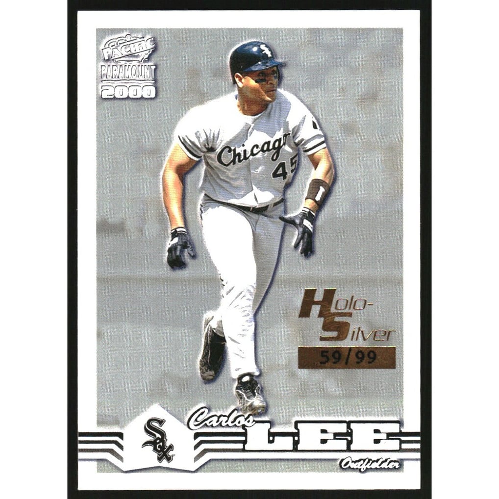 2000 Paramount Holographic Silver #54 Carlos Lee
