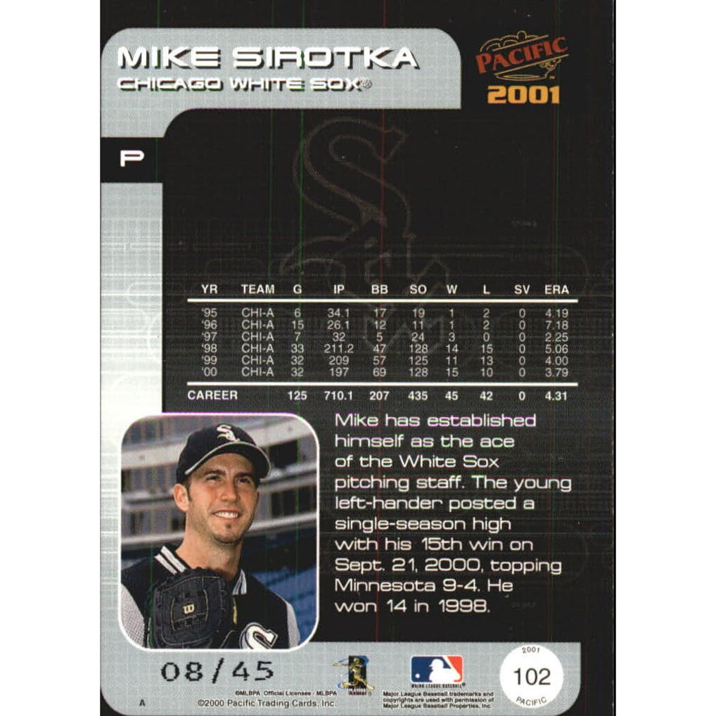 2001 Pacific Extreme LTD #102 Mike Sirotka