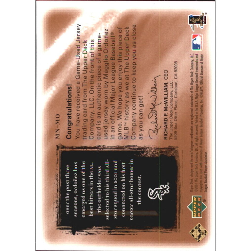 2001 Ultimate Collection Magic Numbers Game Jersey Copper #MNMO Magglio Ordonez