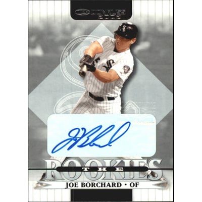 2002 Donruss Rookies Autographs #78 Joe Borchard/100