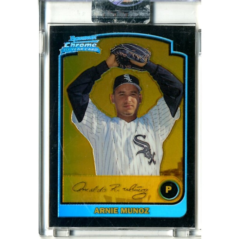 2003 Bowman Chrome Gold Refractors #277 Arnie Munoz
