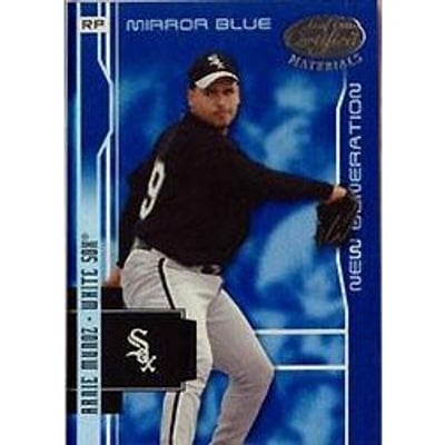 2003 Leaf Certified Materials Mirror Blue #218 Arnie Munoz NG