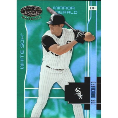 2003 Leaf Certified Materials Mirror Emerald #37 Joe Borchard