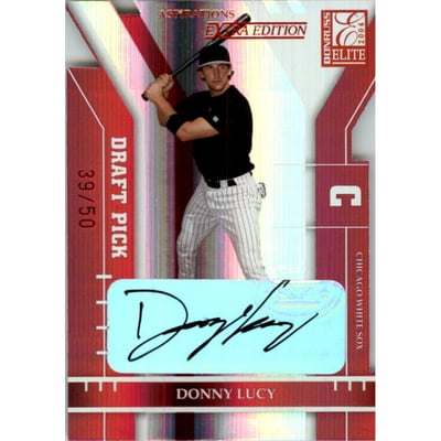 2004 Donruss Elite Extra Edition Signature Aspirations #330 Donny Lucy DP/50