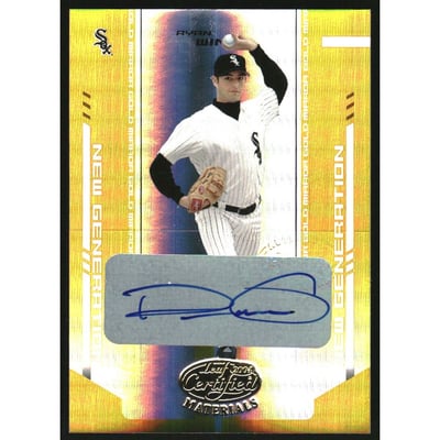 2004 Leaf Certified Materials Mirror Autograph Gold #271 Ryan Wing NG/25
